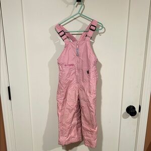 Columbia Light Pink Snow Bibs